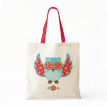 Owl Bohemian Blu Bag