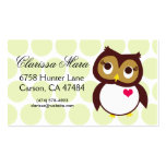 Owl Business Card