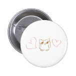 Owl Doodle Pinback Buttons