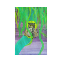 Owl Dreaming Gallery Wrap Canvas
