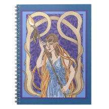 Owl Eyed Athena Messenger Journals