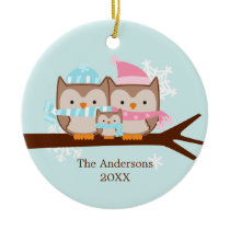 Owl Family Ornaments