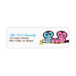 Owl Family Return Address Labels