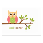 Owl Gift Enclosure, Gift Tag (#GIFT001) Business Card Template