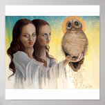 Owl goddess posters