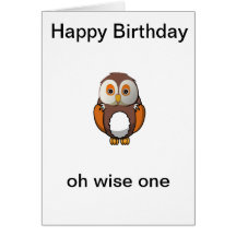 Owl Greeting Card