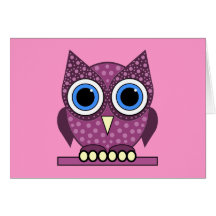 owl greeting cards