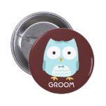 Owl Groom - Cool Illustration with Custom Text Button