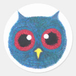 Owl Head Stickers