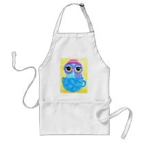 Owl In A Teacup Apron