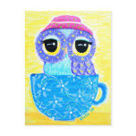 Owl In A Teacup postcards