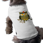 Owl in a tree Dog Sweater Dog T-shirt
