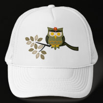 Owl in a tree Hat hats