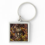 Owl in Autumn Key Chain