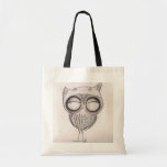 Owl in Cat-Hat - Tote Bag