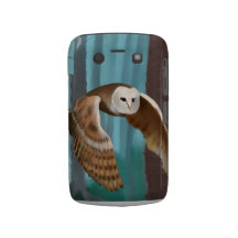 Owl in Flight Blackberry Bold Cover