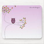 Owl in Tree Mouse Pad