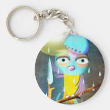 Owl like raining Keychain