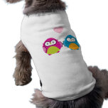 OWL LOVE :: bright girl + boy Dog Shirt
