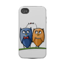 Owl Love iPhone 4 Case-Mate Tough™