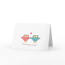 owl love you card