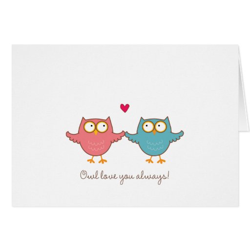 owl love you card