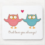 owl love you mouse pads