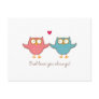 owl love you post card