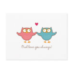 owl love you postcards