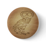 Owl of Wisdom Greek buttons