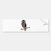 owl owlet eule bumper sticker