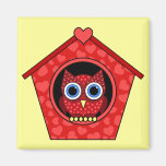 owl refrigerator magnet