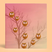 Owl Tree Binder binders