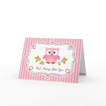 Owl Valentine Card (Pink)  - Owl Always Love You