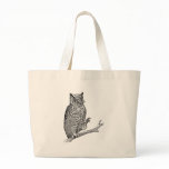 Owl With Glasses bags