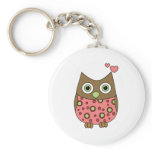 Owl WIth Love Keychains