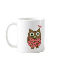 Owl WIth Love Coffee Mug