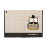 Owl with Moustache and Hat
