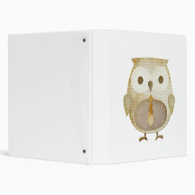 Owl With Tie Binder