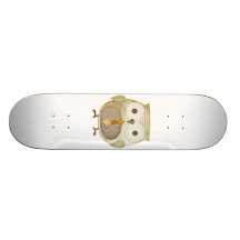 Owl With Tie Skateboard