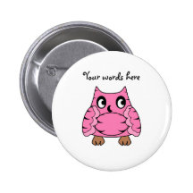 Owl zebra in pink