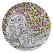 Owls 31 Plate