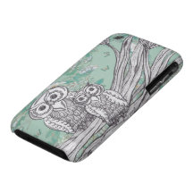 Owls 39 iPhone 3 case