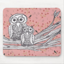 Owls 40 Mousepad