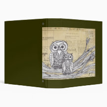 Owls 45 Binder