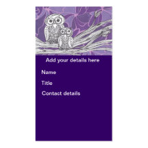 Owls 9 business cards