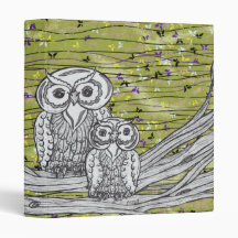 Owls and Butterflies 2 Binder