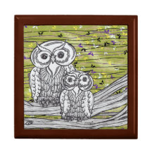 Owls and Butterflies 2 Gift Box