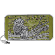 Owls and Butterflies 2 Speakers