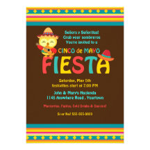 Owls Cinco de Mayo Fiesta Invitation